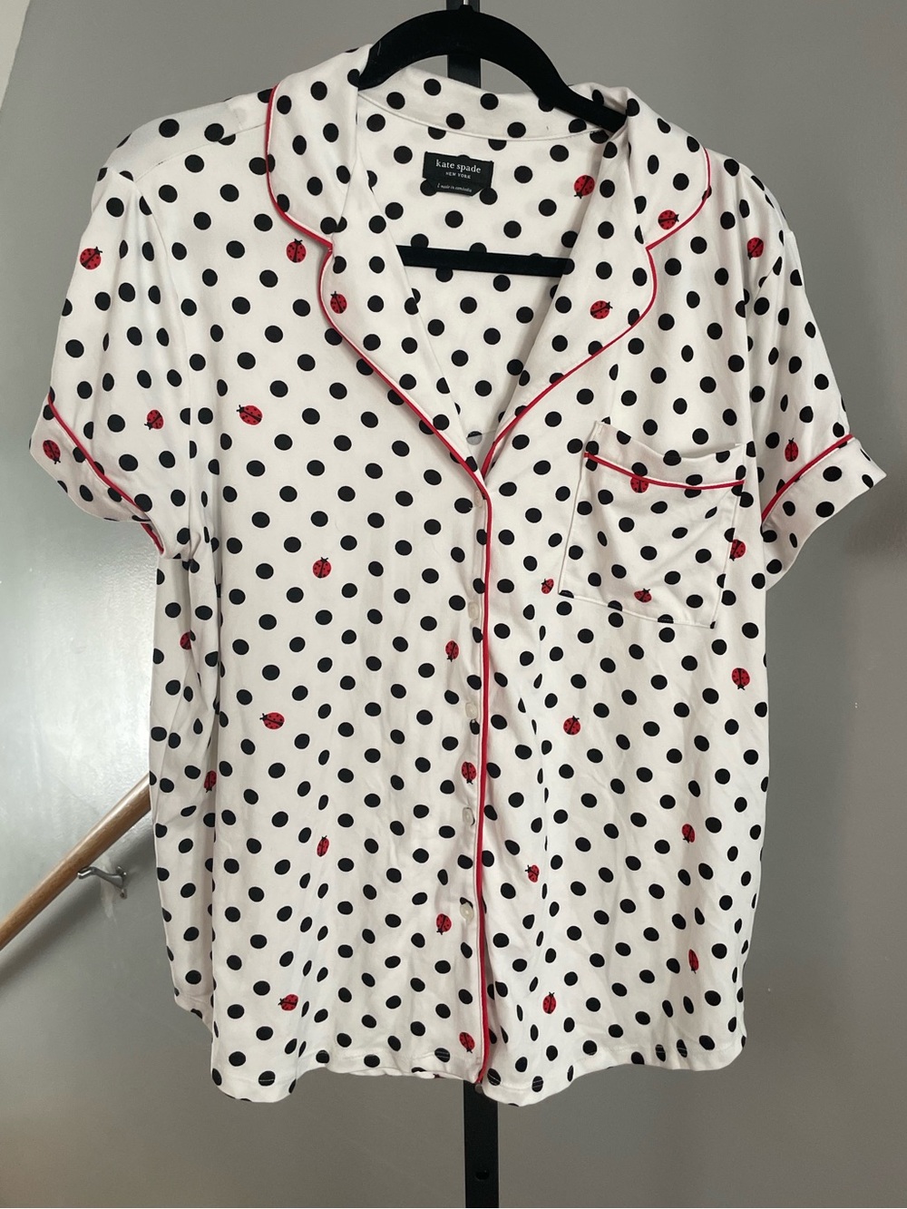 Kate Spade Polka Dot Lady Bug Size Large